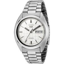 Seiko 5 Silver Men's Watch - SNKM41K1 for sale online | eBay