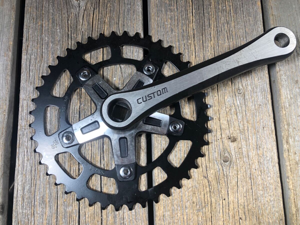 OLD SCHOOL BMX SR SAKAE CUSTOM CRANKSET DRIVE SIDE 165MM OLD SCHOOL BMX SR SAKAE CUSTOM CRANKSET DRIVE SIDE 165MM