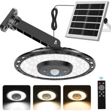 Solar Shed Light Outdoor Indoor Solar Pendant Light with Remote Waterproof Lamp