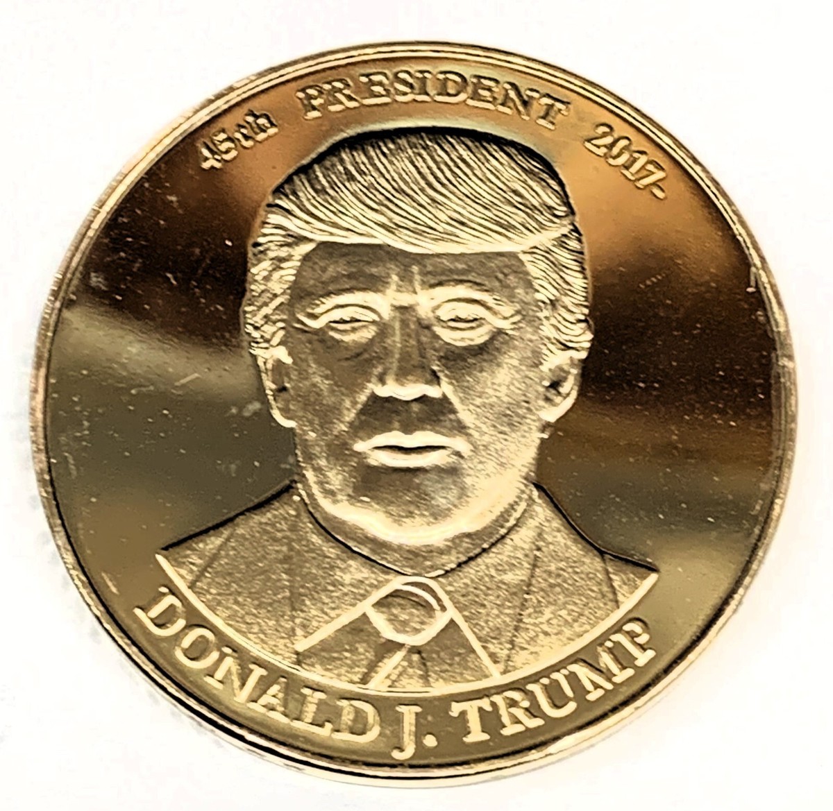 C1388 PRESIDENT DONALD TRUMP BRASS MEDAL, | eBay