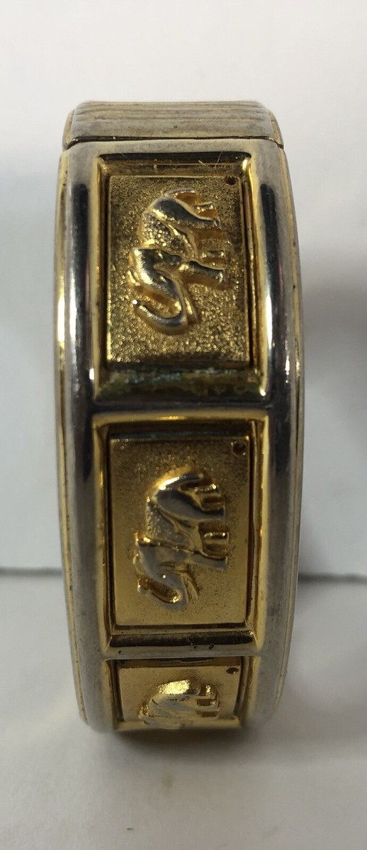 VTG Polini Quartz Watch, Japan MOVT. Gold Elephannt Band  display picture 2
