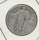 1928-P Standing Liberty Quarter, Well Circulated, Ungraded