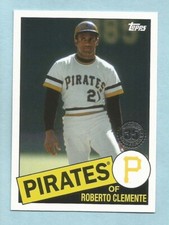 2020 Topps Baseball Update 1985 35th Anniversary Roberto Clemente 85TB-49