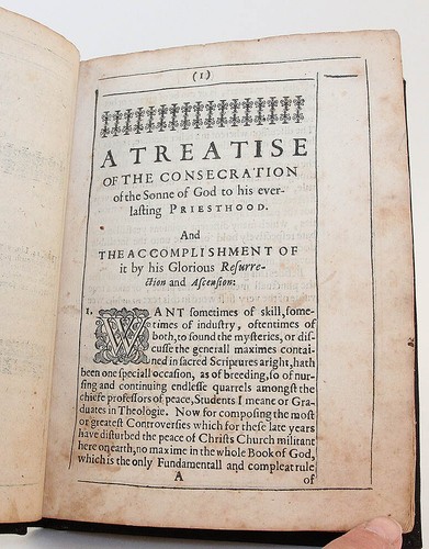 1638 Rare 1st Ed Treatise of the Consecration of the Sonne of God Thomas Jackson - Picture 4 of 8