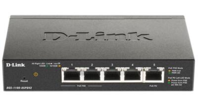 5 Port Gigabit Poe-Powered Smart Managed Desktop Switch - DGS-1100-05PDV2