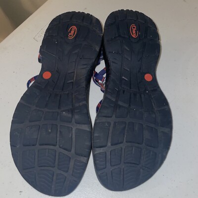 Chaco ZX2 women size 9 red/blue (0650) | eBay