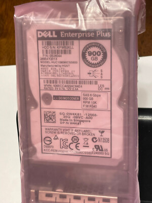Dell W4K81 900GB,External,10000 RPM,2.5 inch (HUC109090CSS600) Hard Drive