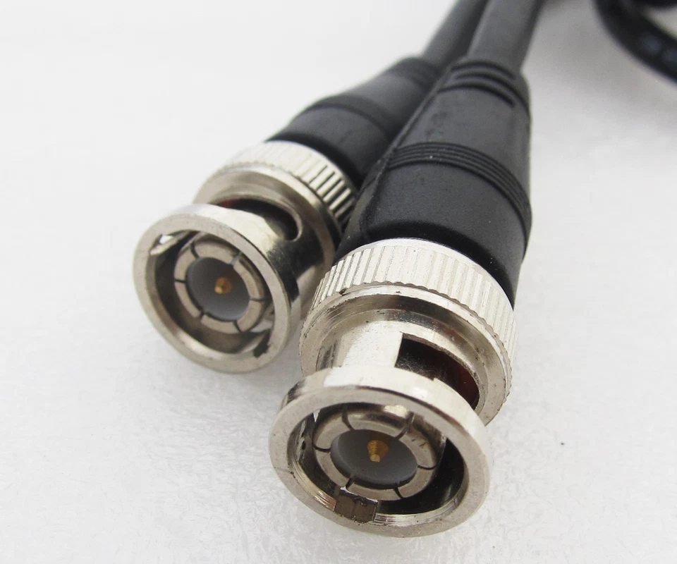 4pcs Coaxial Cable 1M/3.3FT BNC Male to BNC Male 75ohm RG59 Extension CCTV Cable - Image 4 of 4