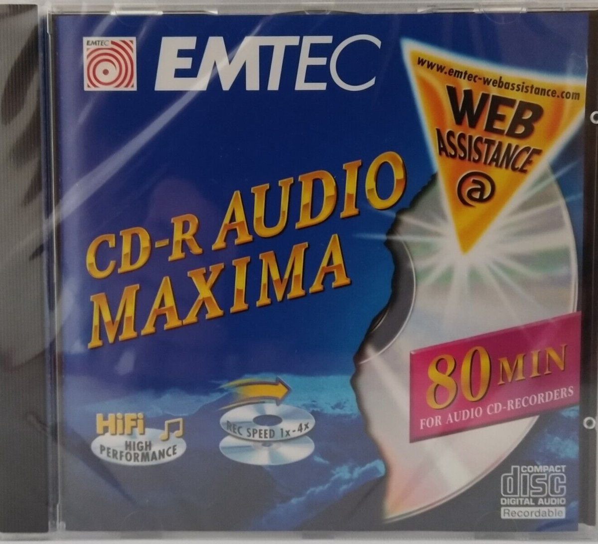 CD-R EMTEC 80 Minuti - Confezione Da 5 Dischi | 700 MB Per Masterizzazione Dati E Musica - Foto 5
