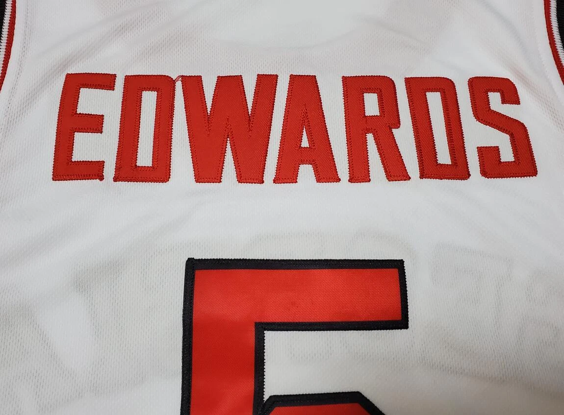 Men Anthony Edwards Georgia #5 Jersey