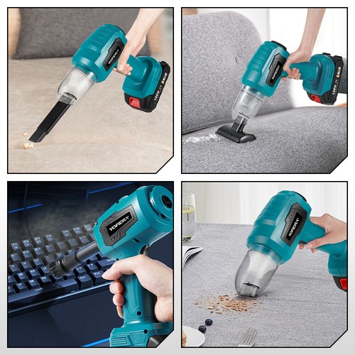 2 IN 1 Mini Auto Staubsauger Elektrische Staubgebläse Air Duster PC Reinigung - Bild 10 von 17