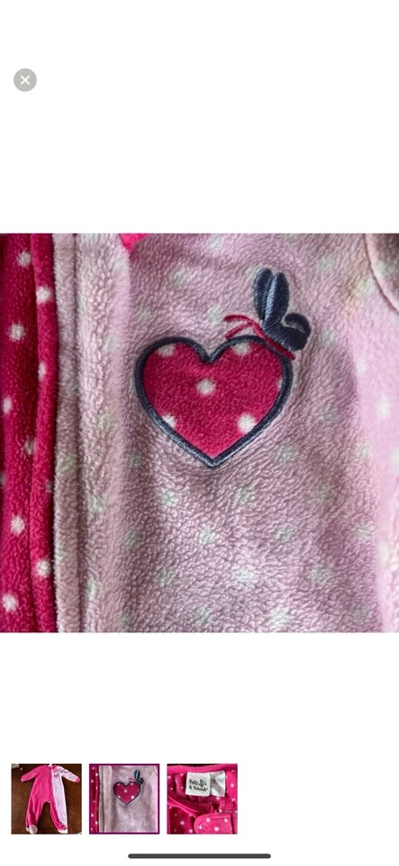 Poli y amigos, patas rosa, pijama, talla 12 meses Foto 3 de 3