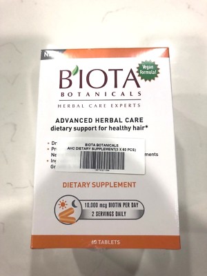 Biota Botanicals Herbal Care Dietary Support Set of 3