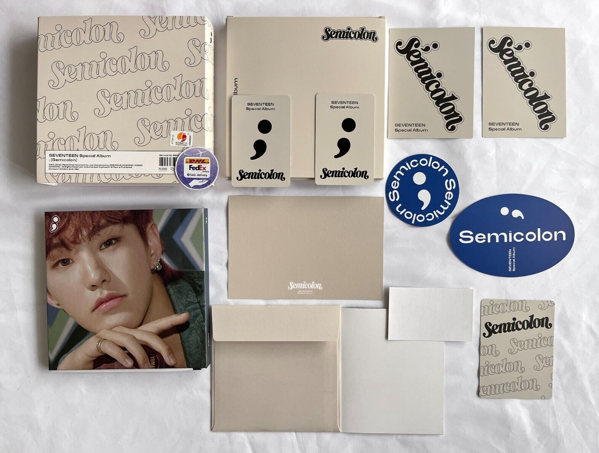SEVENTEEN HOSHI Semicolon Album Set photocard weaving kit mini