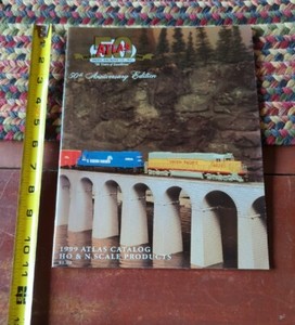 1999 Atlas Catalog HO & N Scale Train Products Catalog 50th Anniversary