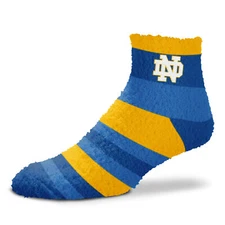 Notre Dame Fighting Irish Rainbow Women's Fuzzy Socks, One Size