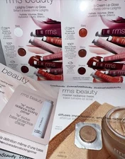RMS Beauty Makeup 8 pc Lot Primer, Master Radiance Base, Liplights Lip Gloss Set