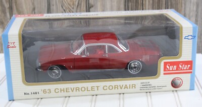 Sun Star '63 Chevrolet Corvair 1:18 Scale Die-Cast No. 1481 (NIB