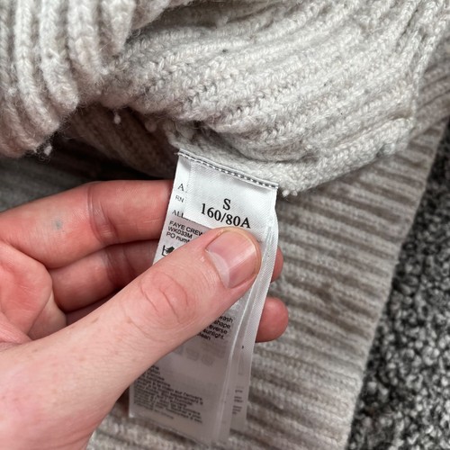 AllSaints Wool Cashmere Blend Sweater Pullover Size 8UK 4US S Rib Knit Cozy - Picture 11 of 16