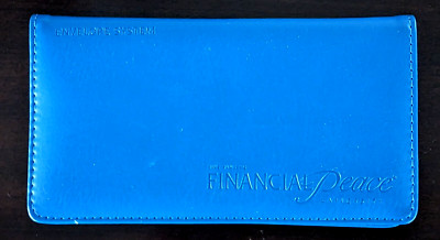Dave Ramsey Financial Peace University Blue Cash Starter Envelope System Wallet