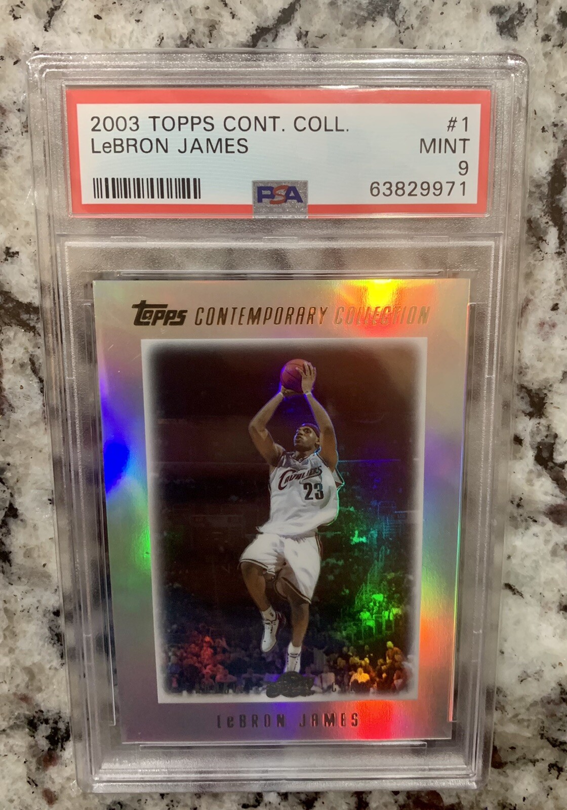 LeBron James 2003 Topps Contemporary Collection #1 Base Price