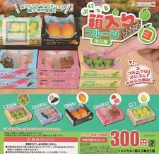 Punitto boxed fruit mascot chain Part.3 Capsule Toy 5 Types Full Comp Set Gacha