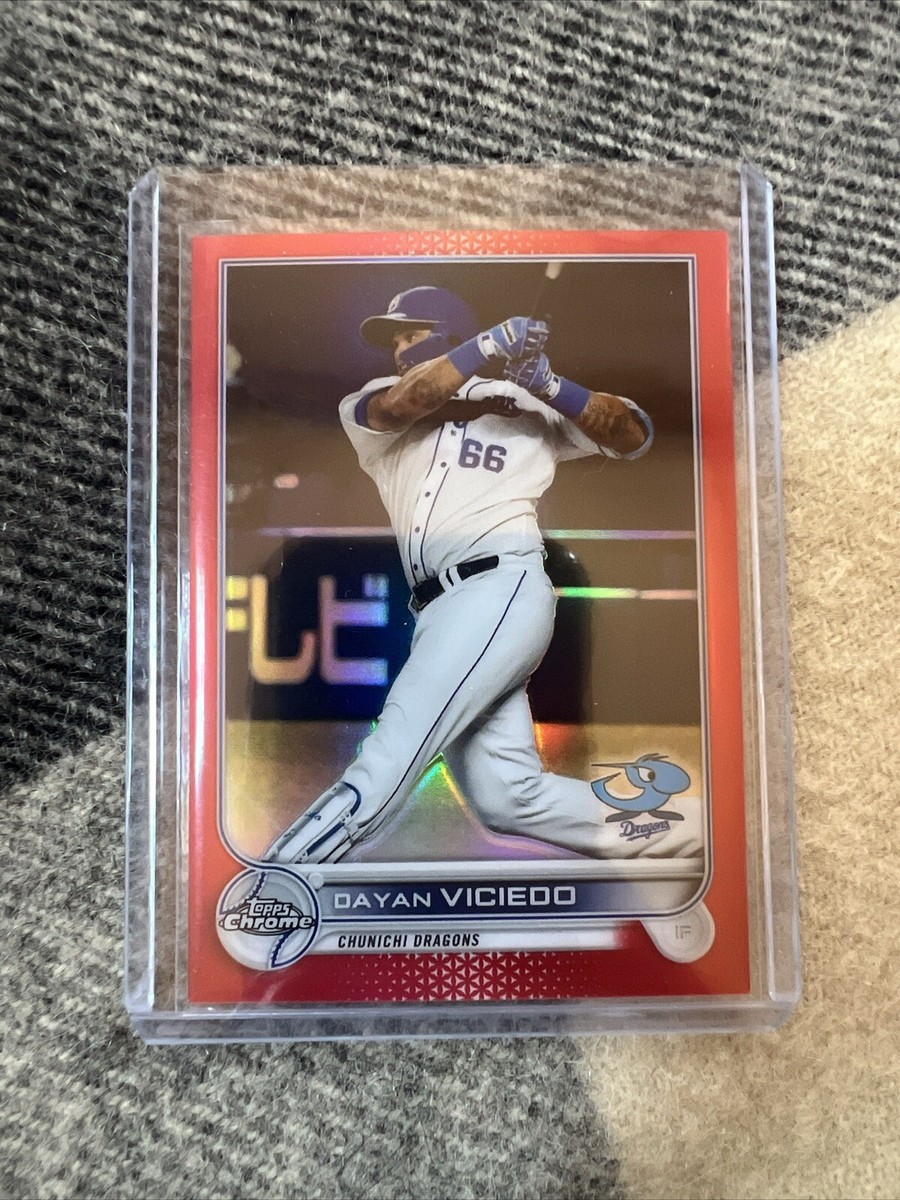 2022 Topps Chrome NPB 96 Dayan Viciedo Chunichi Dragons Baseball