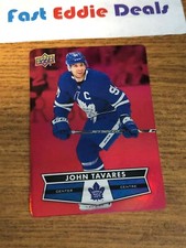 UPPER DECK NHL HOCKEY 2020-21 JOHN TAVARES RED DIE CUT INSERT TIM HORTONS CARD