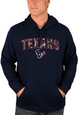 Houston Texans Men's Heritage Camo Pullover Hoody Sweatshirt - Navy