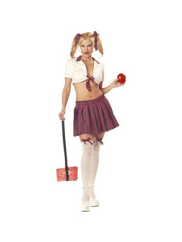 Sexy Disfraz Adulto Profesor Mascota Escuela Niña