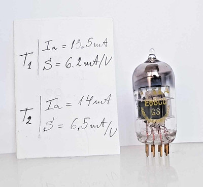 Tube E88CC / 7L.8 F7B1 – Logo Vert, Broches Dorées, Testé Pour DAC, NOS