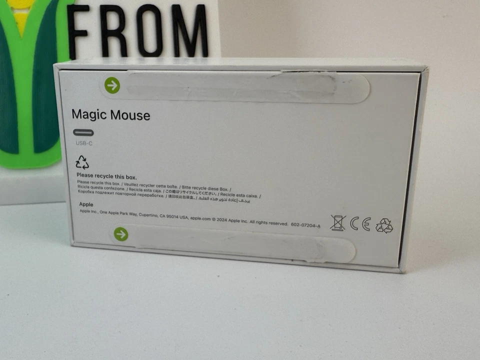 New Apple Magic Mouse USB-C - Multi-Touch Surface - Wireless - 2025 - SEALED - Image 2 of 3