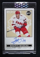 2024-25 Upper Deck Clear Cut Vintage Rookies Bradly Nadeau #VA-BN Rookie Auto RC
