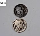 1918+1919 Buffalo Nickel Set/Lot ~ Very Fine VF ~ 2 Coins ~ ZBL23