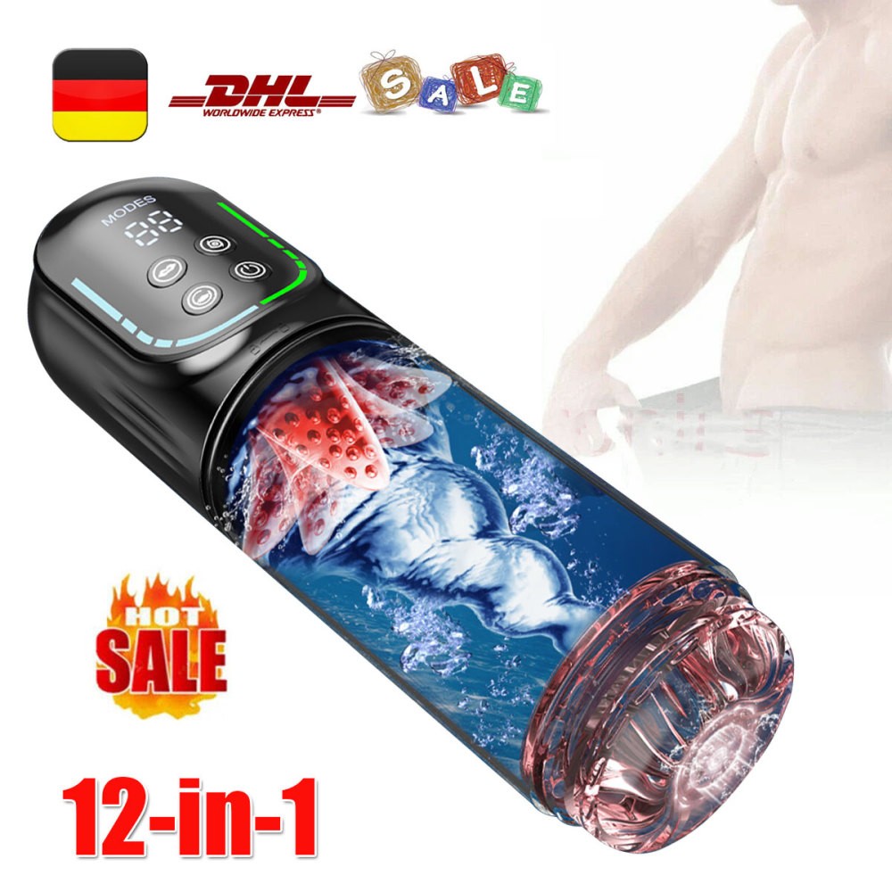 Automatischer Masturbator Cup Elektrischer Masturbieren Sexspielzeug für Männer