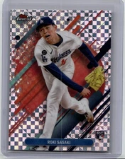 2025 Topps Finest #288 Roki Sasaki Checkerboard