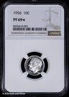 1956 10C Silver Proof Roosevelt Dime NGC PR 69 Star
