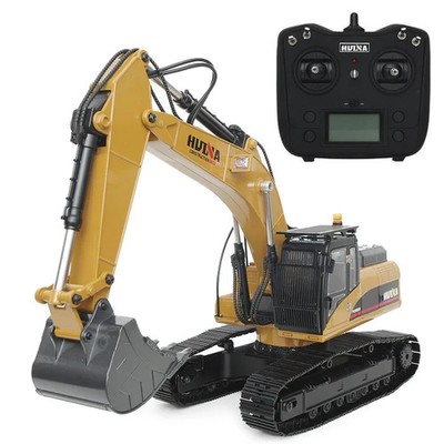 Huina RC Diecast Metall RC Bagger V5 - Sound/Lichter/23 Kanal! 1580 Neu 2026
