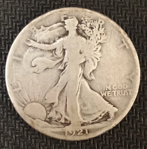 1921‑S Walking Liberty Half Dollar • VG Details • Key Date