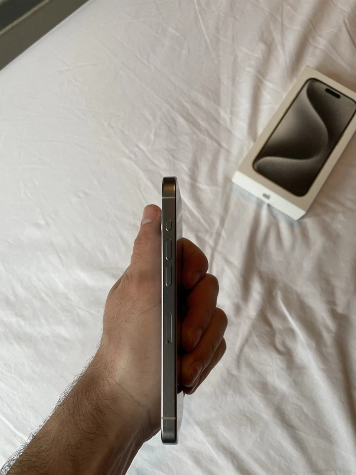 iphone 15 pro 128gb white titanium 91% BH 🔋 - Image 4 of 4