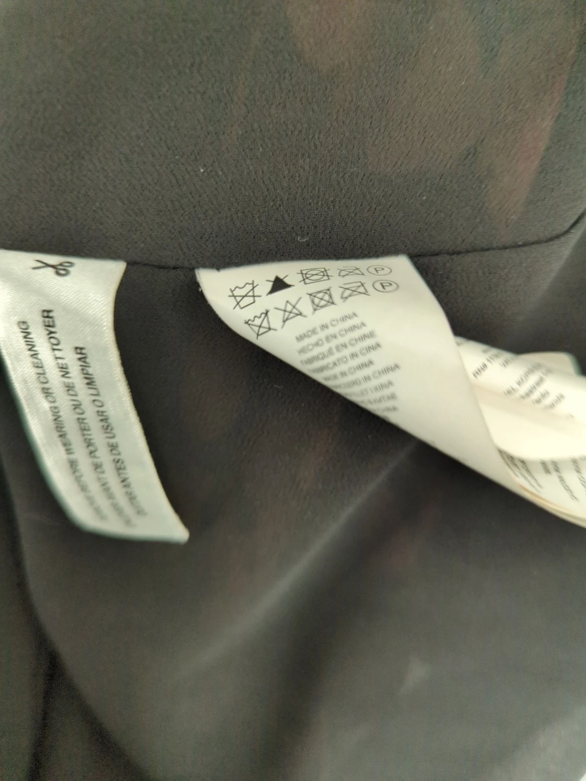 Abito midi donna Michael Kors XS nero viscosa con seta abito skater