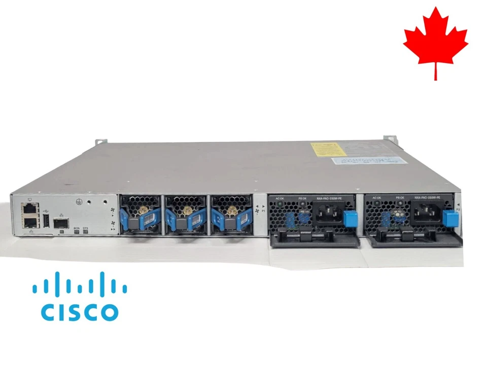 Cisco N9K-C9348GC-FXP Switch 48x 1GB RJ-45 4x 25GB SFP28 2x 100GB - Image 4 of 4