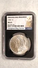 1900 P Morgan Dollar NGC MS63 BLACK CORE ORIGINAL BAG FRAGMENT $1 Coin