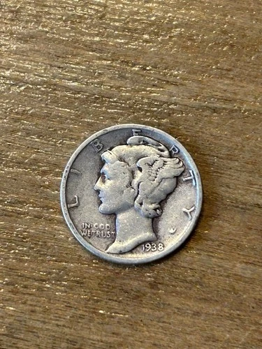 1938 Mercury Dime VG