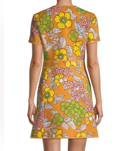 TORY BURCH Wallpaper Buttoned Mini Dress NWOT Sz 10 - Picture 3 of 10