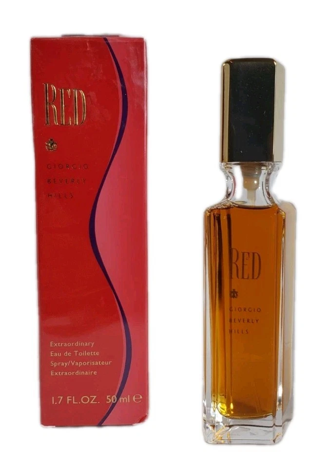 Red by Giorgio Beverly Hills 1.7 oz/50 ml Extraordinary Spray Cologne, VTG, USA - Image 3 of 3