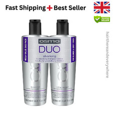 Image of Osmo Silverising Duo Twin Pack 1000ml Shampoo and Conditioner includes pumps
