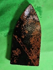 1 Each Mahogany Obsidian Snyders Point Inspired Flint Knapping Preform