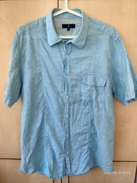 Men Jasper Conran Shirt Blue 40 /L / 48
