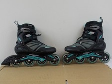 Rollerblade Zetrablade Inline Skates W Womens Size 9 Black/Blue